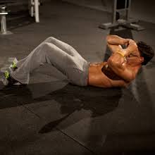 Fitness Drive Crunch Final Position