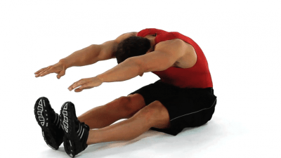 Seated Calve Stretch